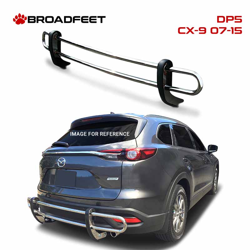 Rear Double Pipe (DP5) Bumper Guard fits Mazda CX-9 2007-2015 - Broadfeet