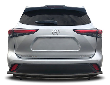 Rear Double Layer Bumper Guard (DL15) fits Toyota Highlander 2020-2025 in Stainless Steel - Broadfeet