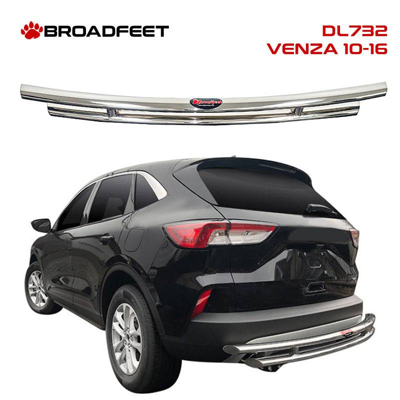 Rear Double Layer (DL732) Bumper Guard fits Toyota Venza 2010-2016 - Broadfeet