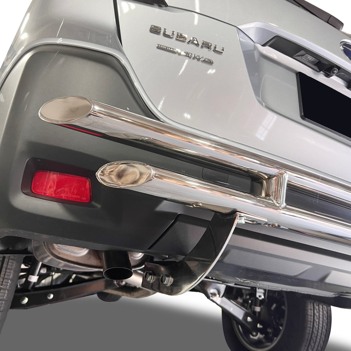 Steel Rear Bumper Protection Rear Double Layer: (DL15) Bumper Guard in T-304 Stainless Steel
