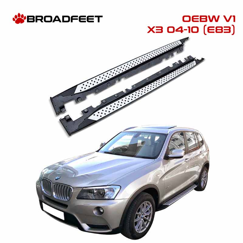 Running Boards OE Style Side Step fits BMW X3 2004-2010 (E83) - Broadfeet
