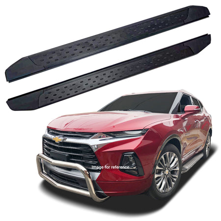 Running Boards R22 Series (RB175 BLACK) fits Chevrolet Blazer 2019-2025 - Broadfeet