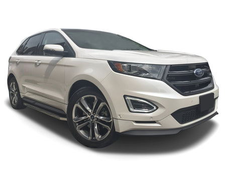 Running Boards R22 Series (RB185 BLACK) fits Ford Edge 2015-2025 in Black - Broadfeet