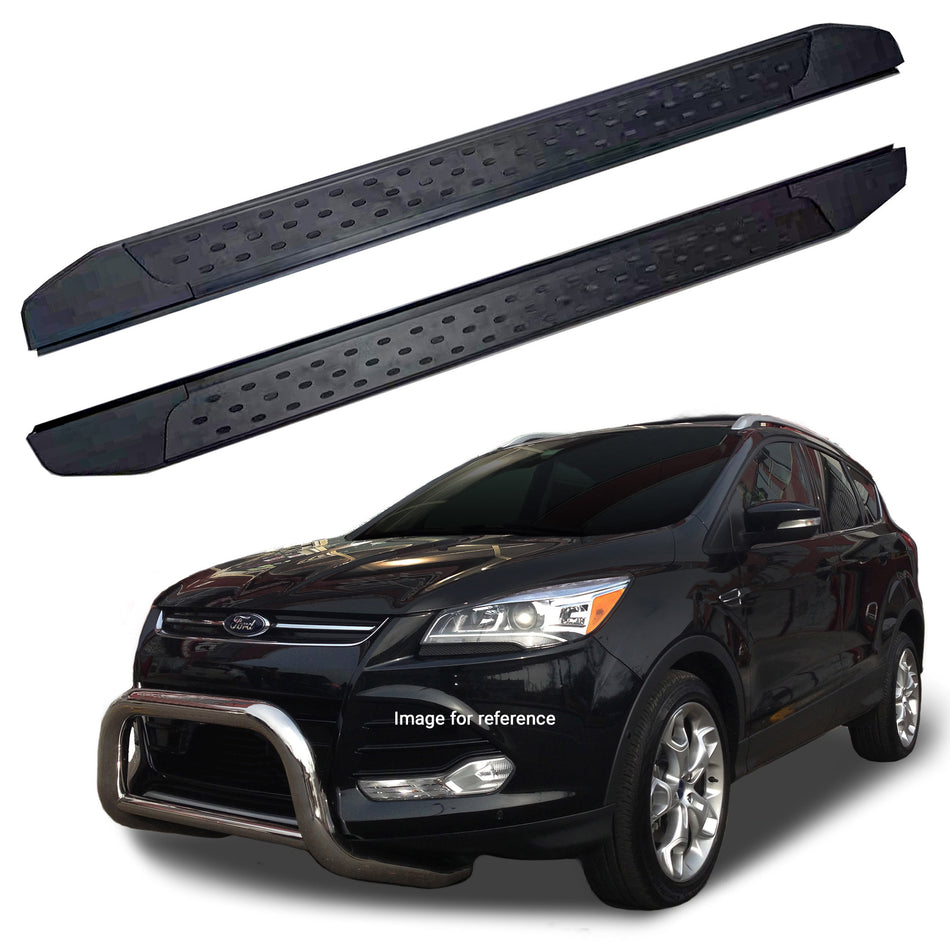 Running Boards R22 Series (RB175 BLACK) fits Ford Escape 2013-2019 - Broadfeet
