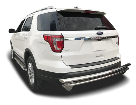 Running Boards R22 Series (RB185 BLACK) fits Ford Explorer 2011-2019 in Black - Broadfeet