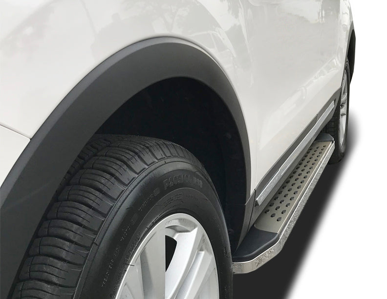 Running Boards R22 Series (RB185 BLACK) fits Ford Explorer 2011-2019 in Black - Broadfeet