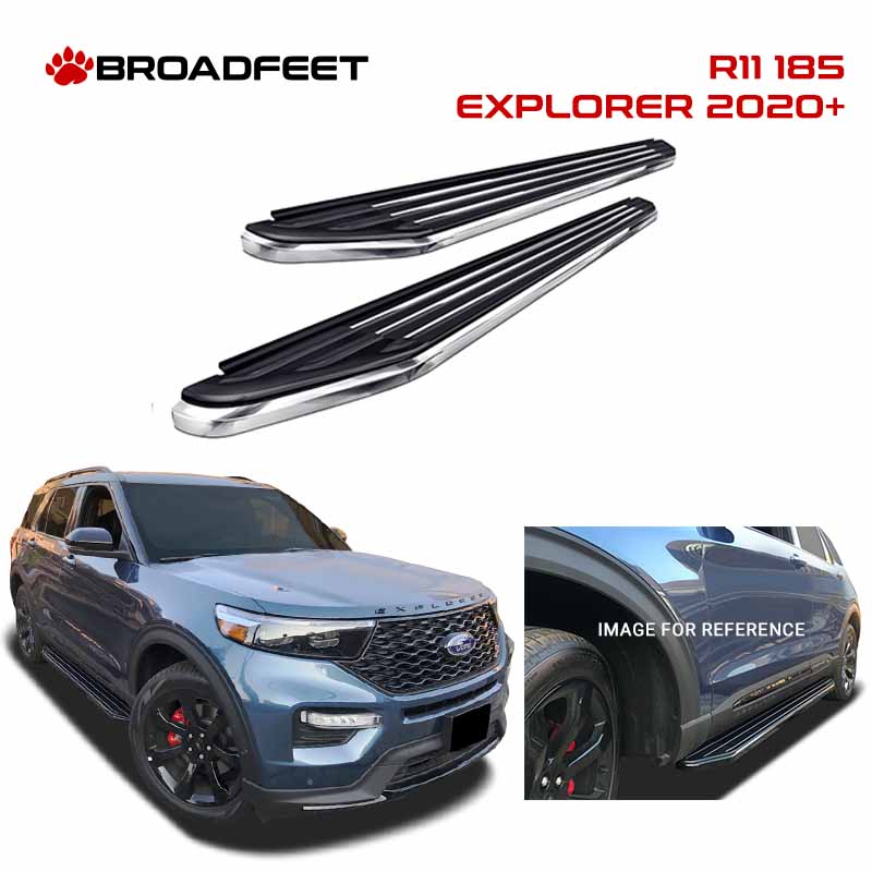 Running Boards R11 Series (RB185) fits Ford Explorer 2020-2024 - Broadfeet