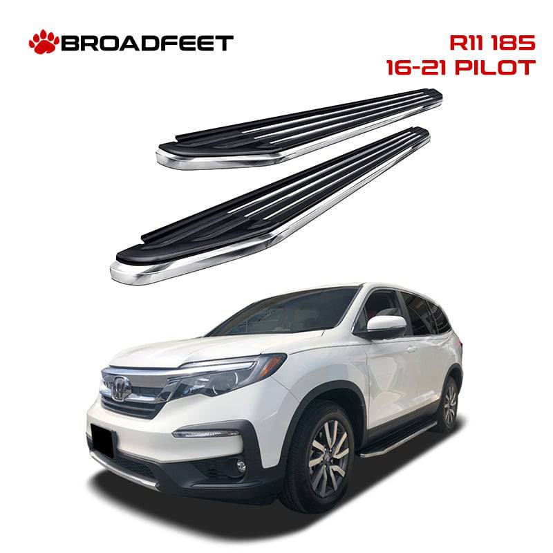 Running Boards R11 Series (RB185) fits Honda Pilot 2016-2021 - Broadfeet