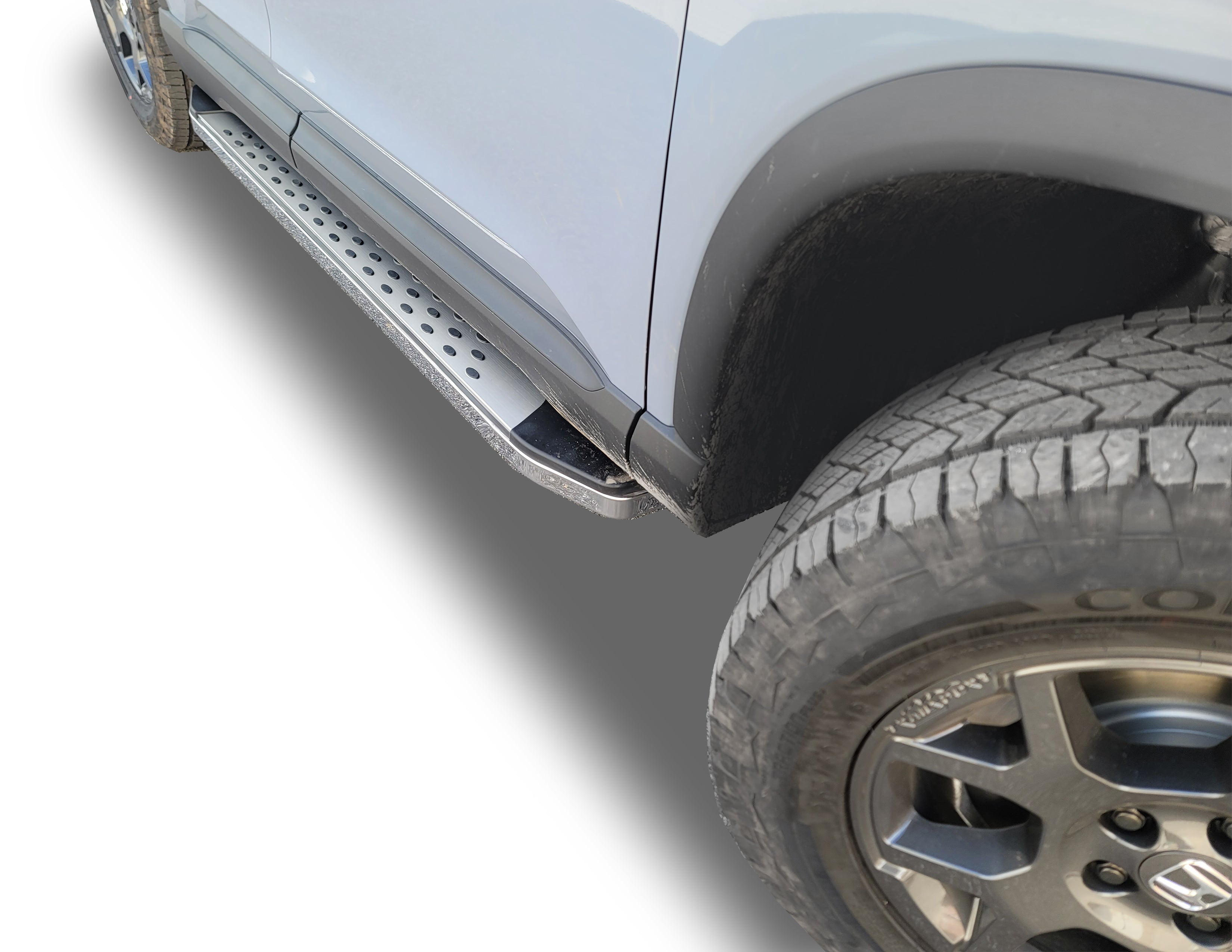 Running Boards R22 Series (RB185 BLACK) fits Honda Pilot 2023-2025 in Black - Broadfeet