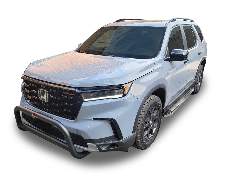 Running Boards R22 Series (RB185 BLACK) fits Honda Pilot 2023-2025 in Black - Broadfeet