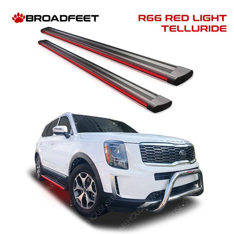 Running Boards R66 Series (RB185) fits Kia Telluride 2020-2023 - Broadfeet