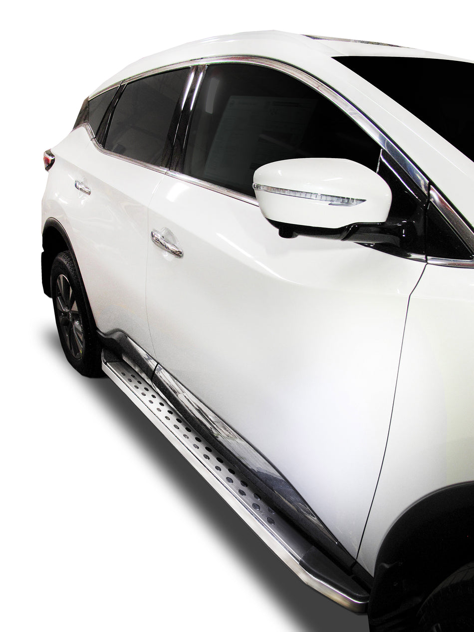 Running Boards R22 Series (RB185 BLACK) fits Nissan Murano 2015-2025 in Black - Broadfeet