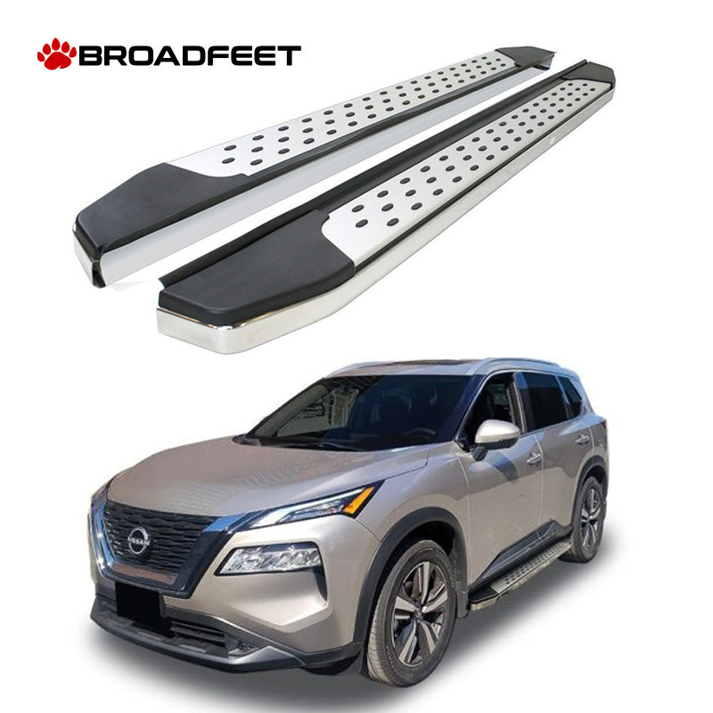 Running Boards R22 Series (RB185 BLACK) fits Nissan Murano 2015-2025 in Black - Broadfeet