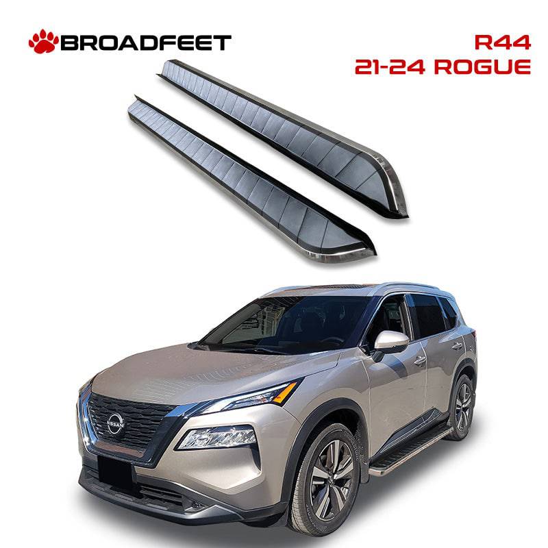 Running Boards R44 (RB175) fits Nissan Rogue 2021-2024 - Broadfeet