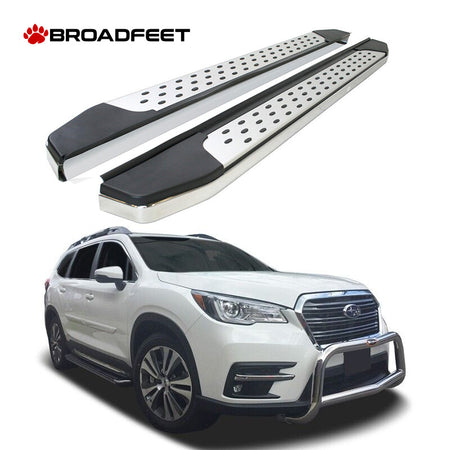 Running Boards R22 Series (RB185 BLACK) fits Subaru Ascent 2019-2025 in Black - Broadfeet
