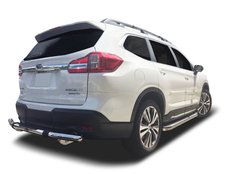 Running Boards R22 Series (RB185 BLACK) fits Subaru Ascent 2019-2025 in Black - Broadfeet