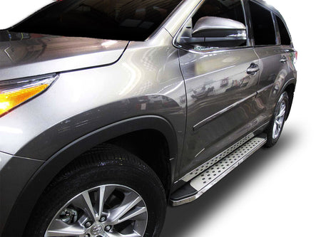 Running Board Series (RB185) fits Toyota Highlander 2014-2019 in Stainless Steel - Broadfeet