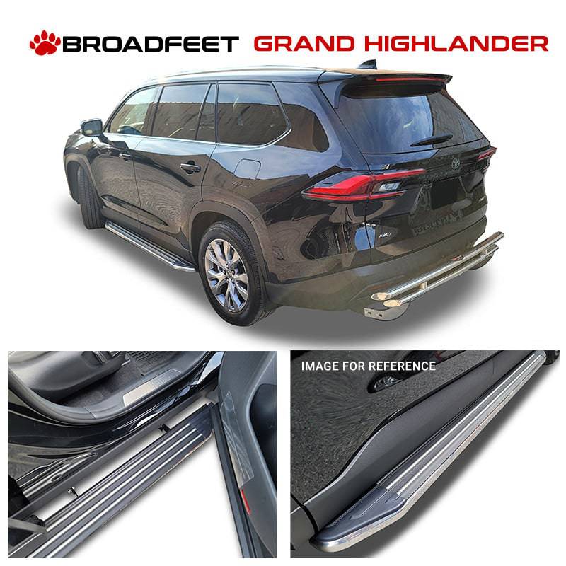 Running Boards R11 Series (RB185) fits Toyota Grand Highlander 2024-2025 - Broadfeet