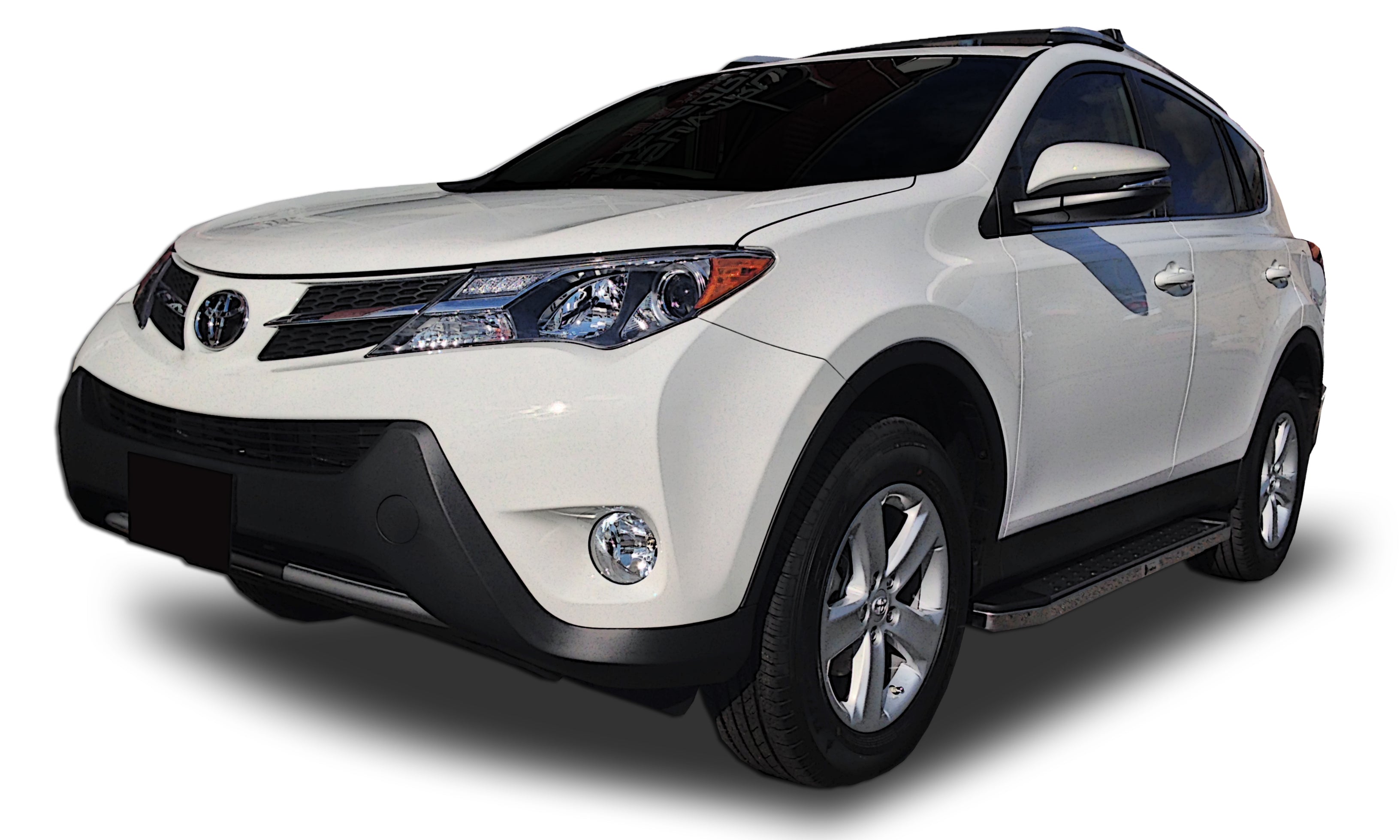 Running Board Series (RB185) fits Toyota RAV4 2006-2012 in Stainless Steel - Broadfeet