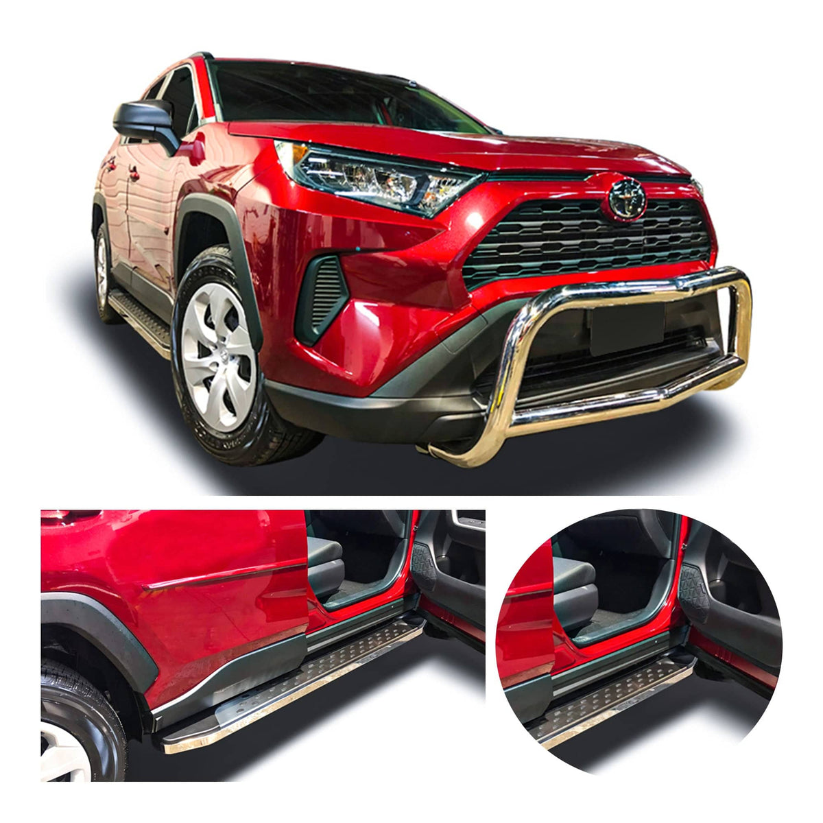 Running Boards R22 Series (RB175) fits Toyota RAV4 2019-2024 - Broadfeet