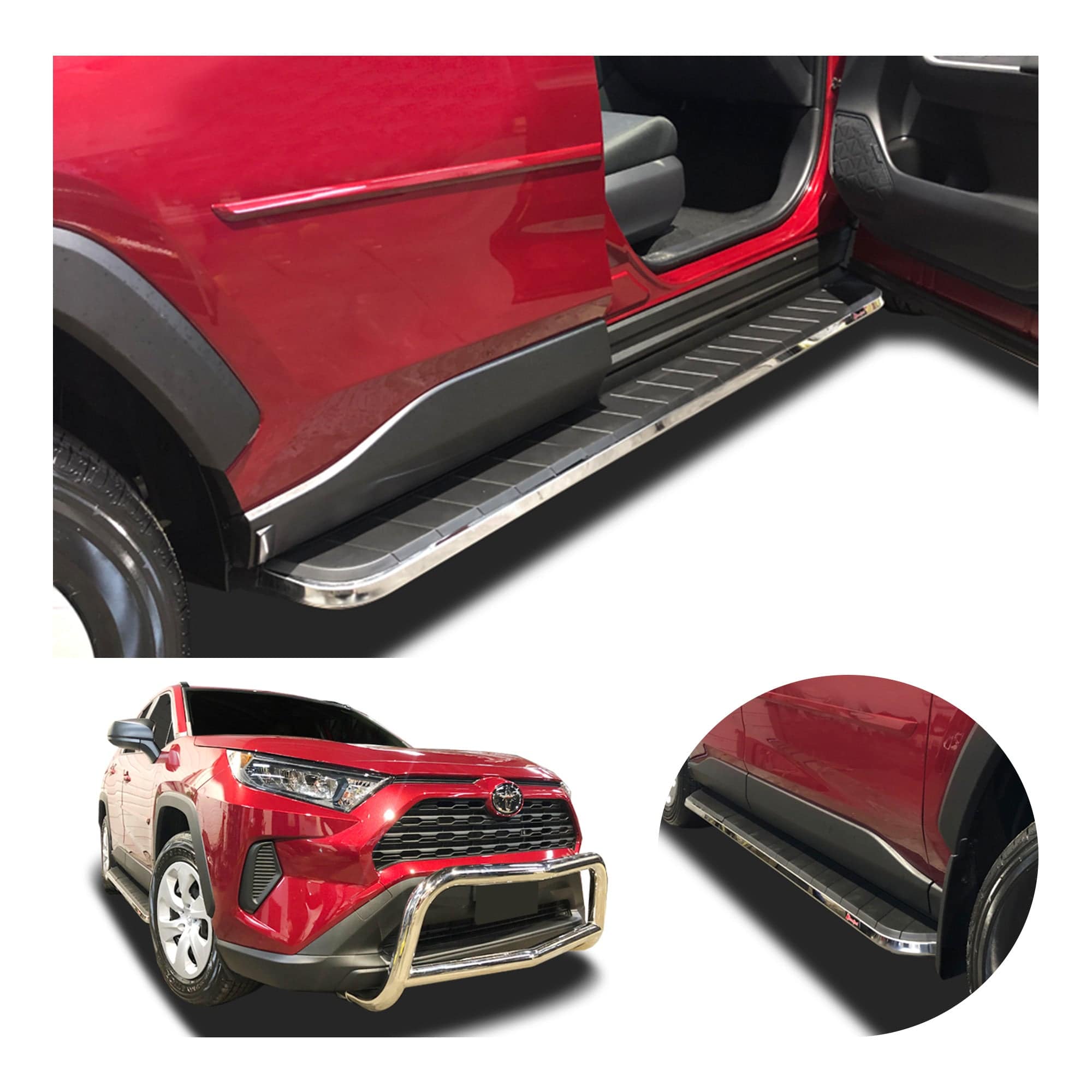 Running Boards R44 (RB175) fits Toyota RAV4 2019-2024 - Broadfeet