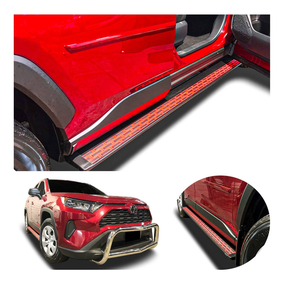 Running Boards R88 Series (RB175) fits Toyota RAV4 2019-2024 - Broadfeet