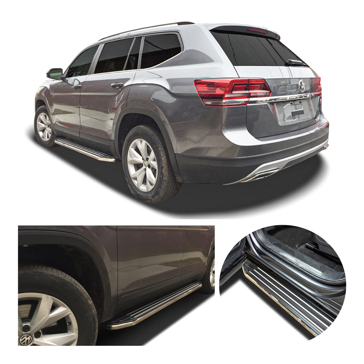 Running Boards R11 Series (RB185) fits Volkswagen Atlas 2018-2024 - Broadfeet