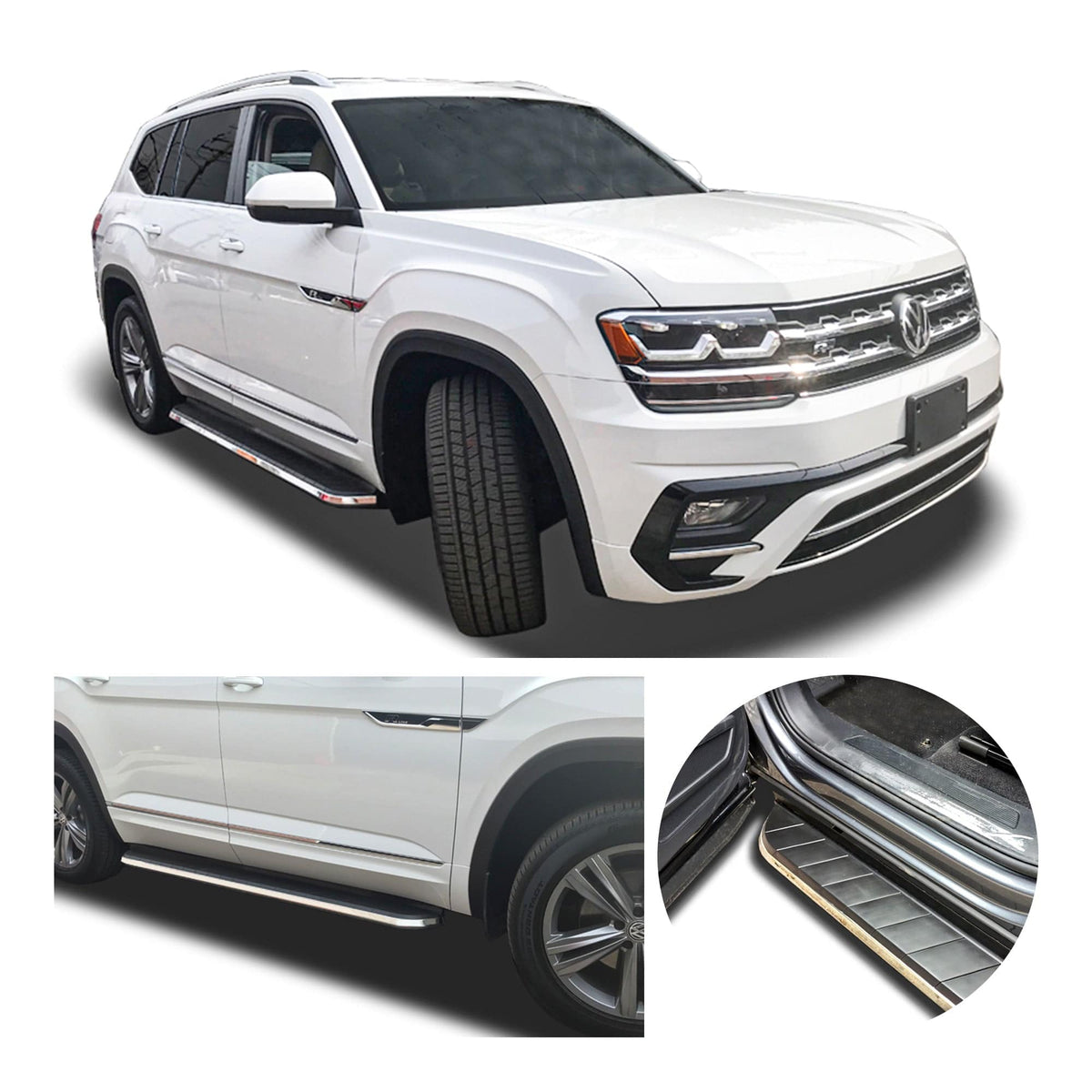 Running Boards R44 Series (RB185) fits Volkswagen Atlas 2018-2024 - Broadfeet