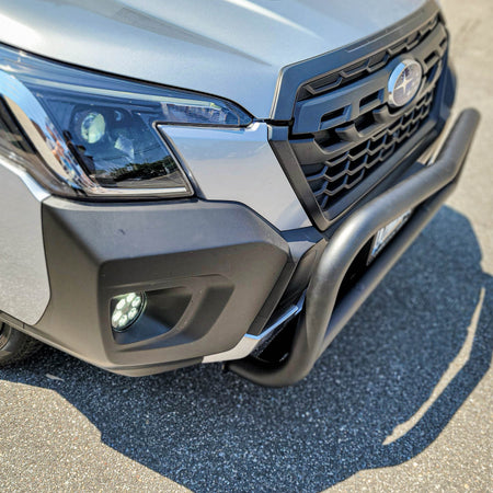 Front Bull Bar with Skid Plate (DW6) Bumper Guard fits Subaru Forester 2022-2025 - Broadfeet