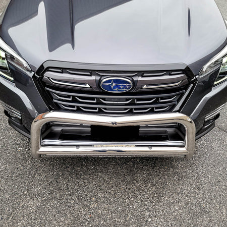 Front Bull Bar with Skid Plate (DW6) Bumper Guard fits Subaru Forester 2022-2025 - Broadfeet