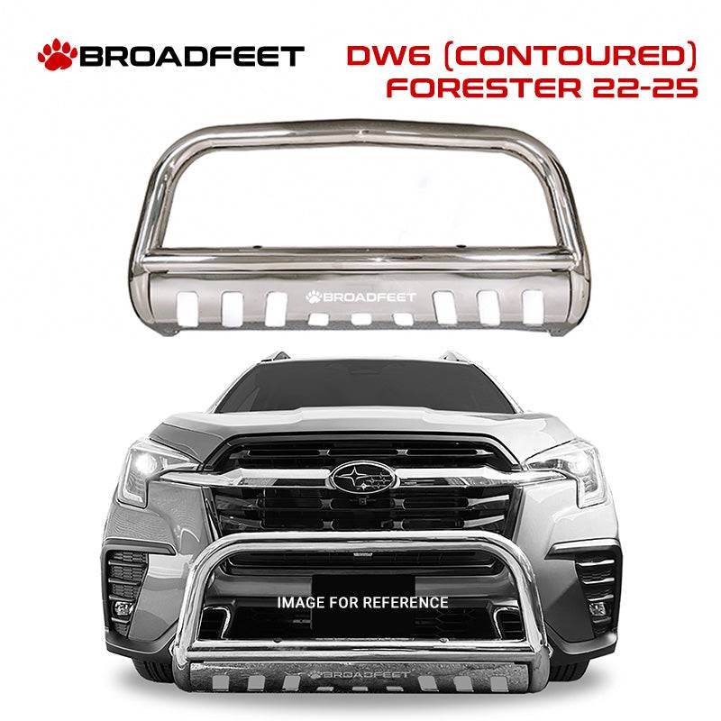 Front Bull Bar with Skid Plate (DW6) Bumper Guard fits Subaru Forester 2022-2025 - Broadfeet