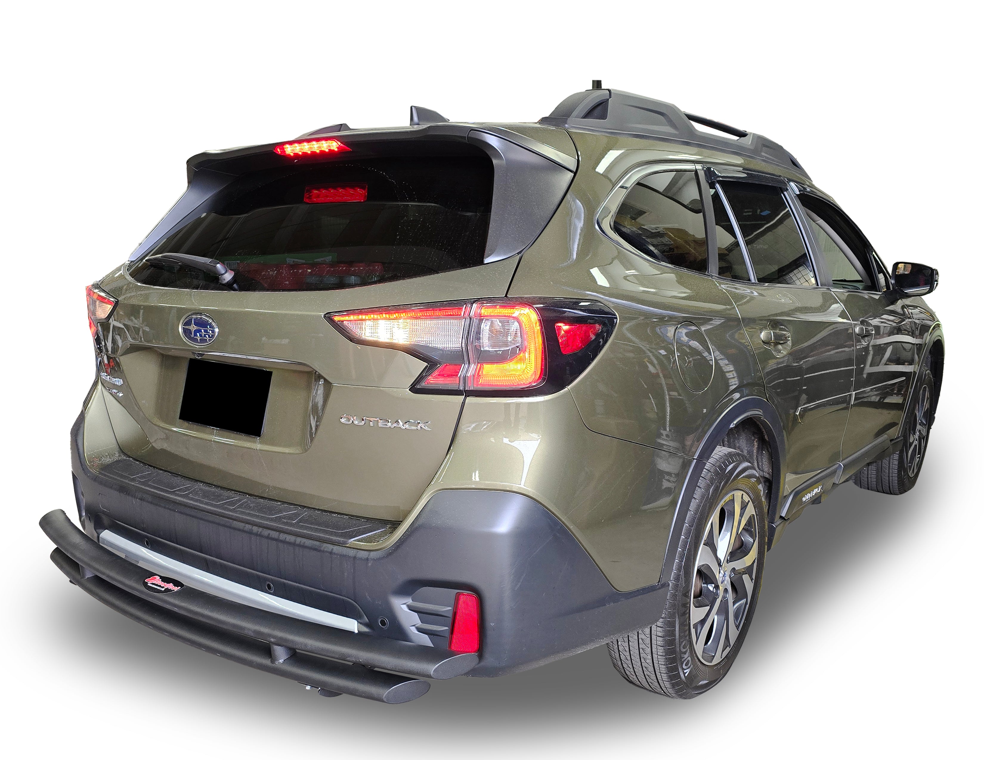 Subaru Outback Broadfeet Rear Double Layer in Black Powder Coat Steel