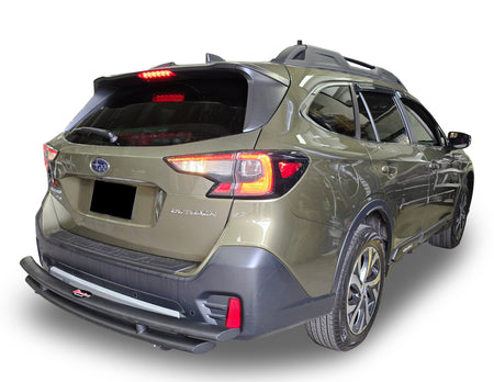 Subaru Outback Broadfeet Rear Double Layer in Black Powder Coat Steel