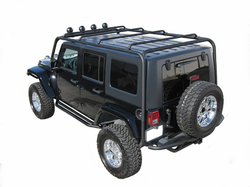 Roof Rack (TrailFX J029T) fits Jeep Wrangler JK 2007-2018 - Broadfeet