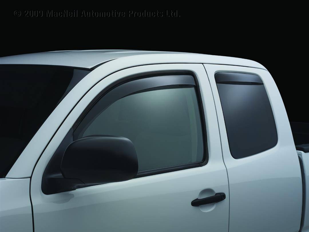 WeatherTech Side Window Deflector (Rainguard) 88389 fits Toyota Tacoma 2005-2015 - Access Cab (Extended) - Broadfeet