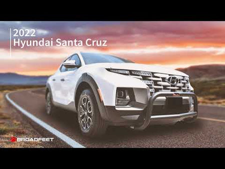How to install hyundai santa cruz front a-bar nudge bar bumper guard parking grille protector