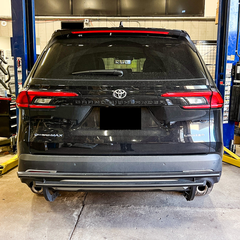 Rear Double Layer (DL13) Bumper Guard fits Toyota Grand Highlander 2024-2025 - Broadfeet